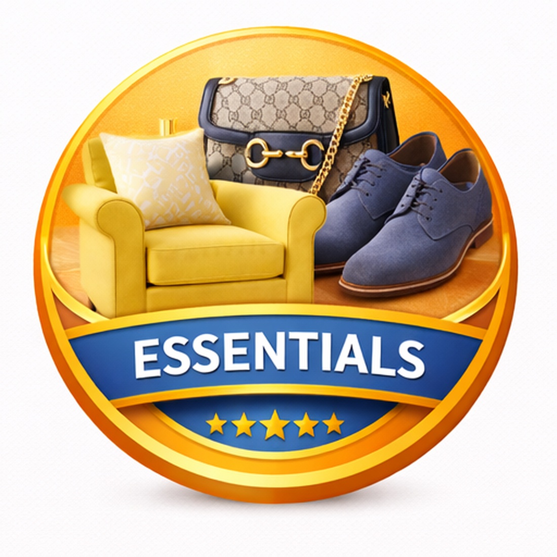 Essentials - Purse, Shoes, Carpet & Sofa